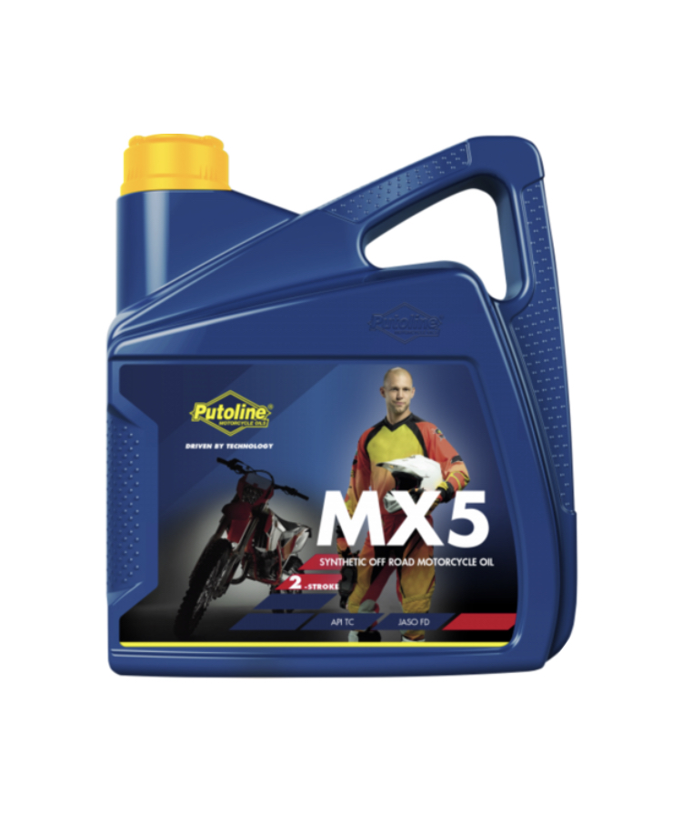 שמן סינטטי מלא MX5 2T ארבעה ליטרים PUTOLINE