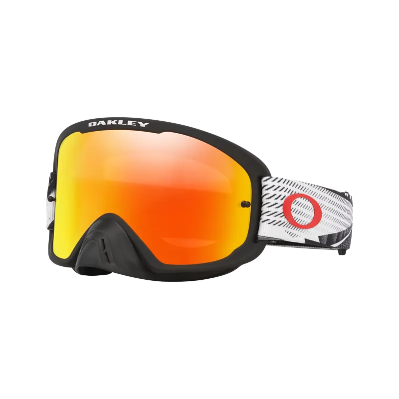 משקף אבק אוקלי שחור/לבן – Oakley O Frame 2.0 PRO MX Forge