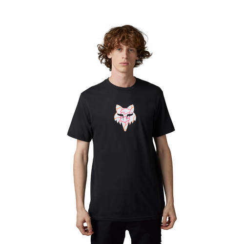 חולצת טי שירט פוקס רייסינג שחור FOX Ryver perm tee V23