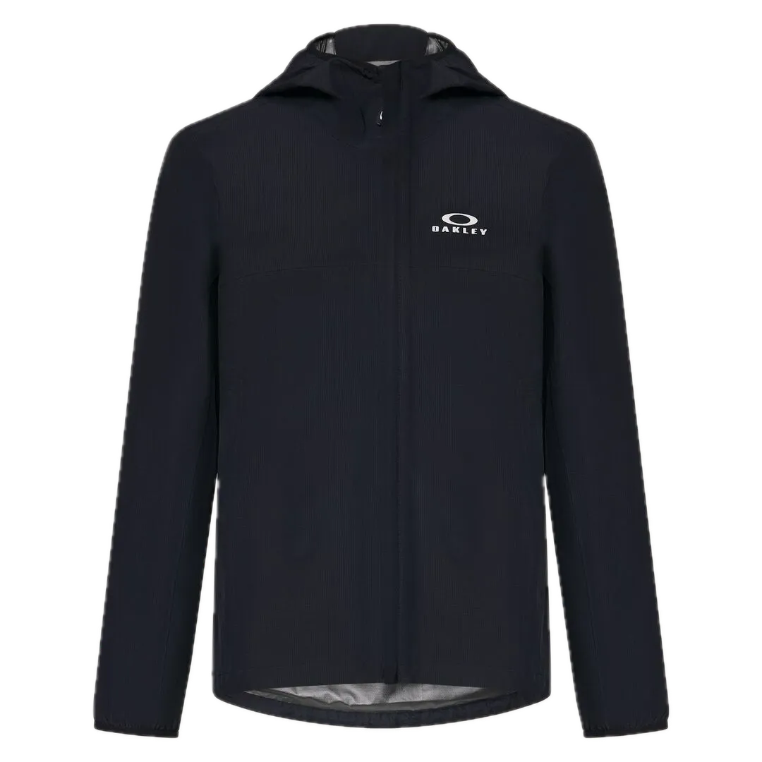 מעיל רוח וגשם אוקלי שחור – OAKLEY ELEMENTS SHELL JACKET 2.0