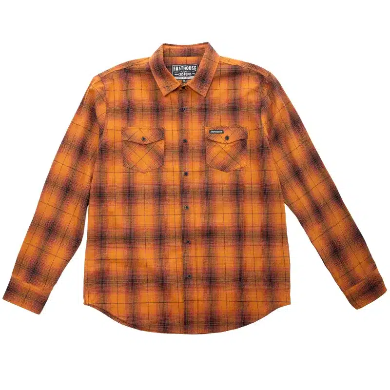 חולצת פלאנל פסטהאוס זהב – Fasthouse Saturday Night Special Flannel
