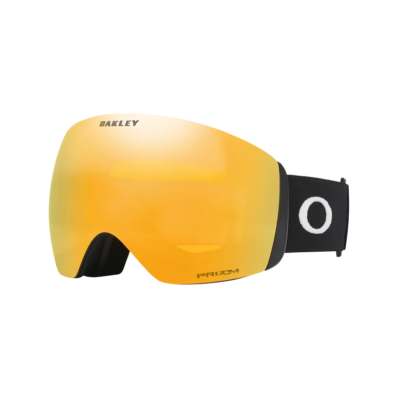 משקף סקי אוקלי שחור/זהב – Oakley Flight Deck L PRIZM