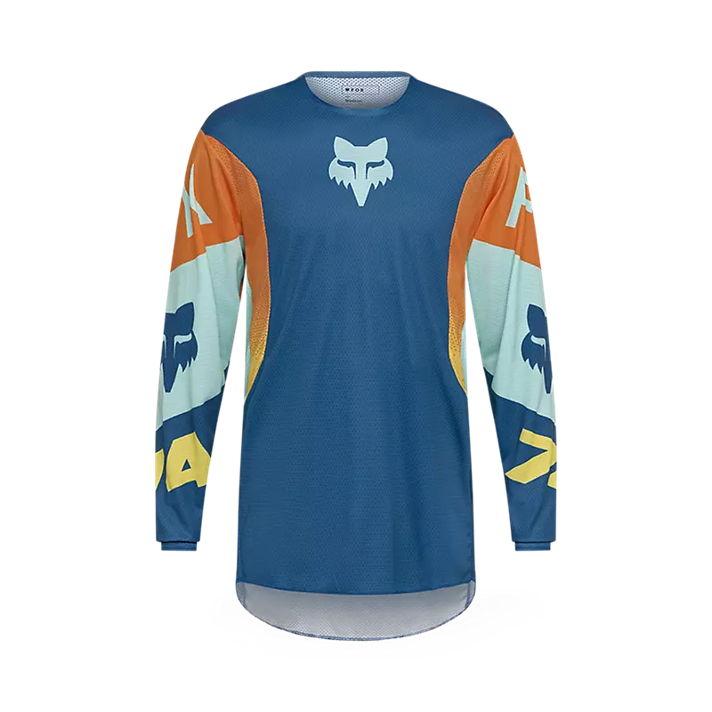 חולצת רכיבה פוקס כחול/כתום – FOX 360 Tine Jersey