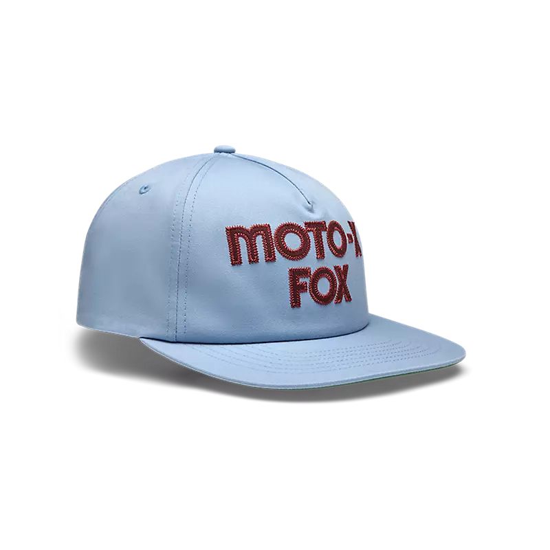 כובע פוקס כחול בהיר-MOTO-X ADJUSTABLE HAT CAS BLU