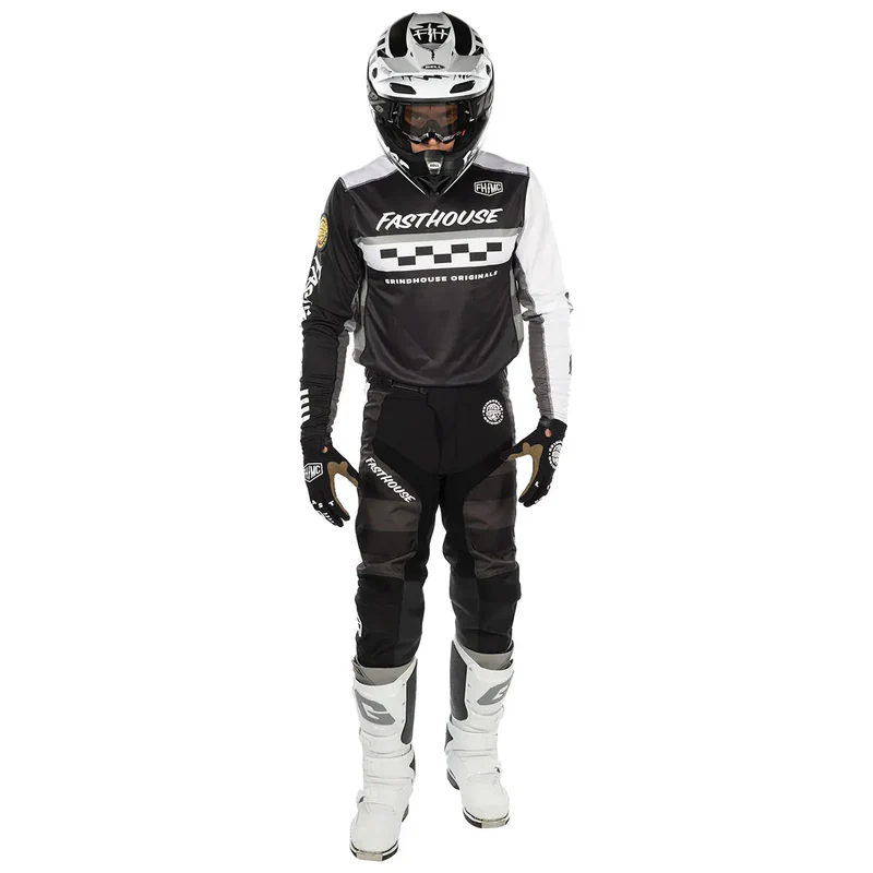 חליפת רכיבה פסטהאוס שחור אפור – Fasthouse Grindhouse Atomic Gear Set Black/Gray