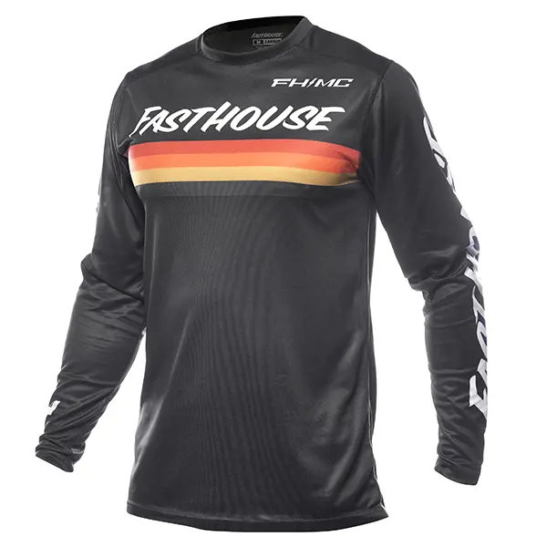 חולצת רכיבה פסטהאוס שחור – Fasthouse Carbon Force LS Jersey