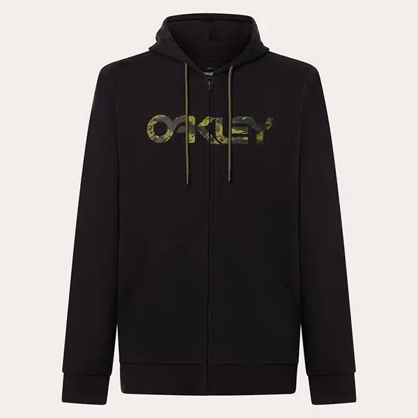 קפוצ'ון רוכסן אוקלי שחור/צבאי – Oakley Teddy Full Zip