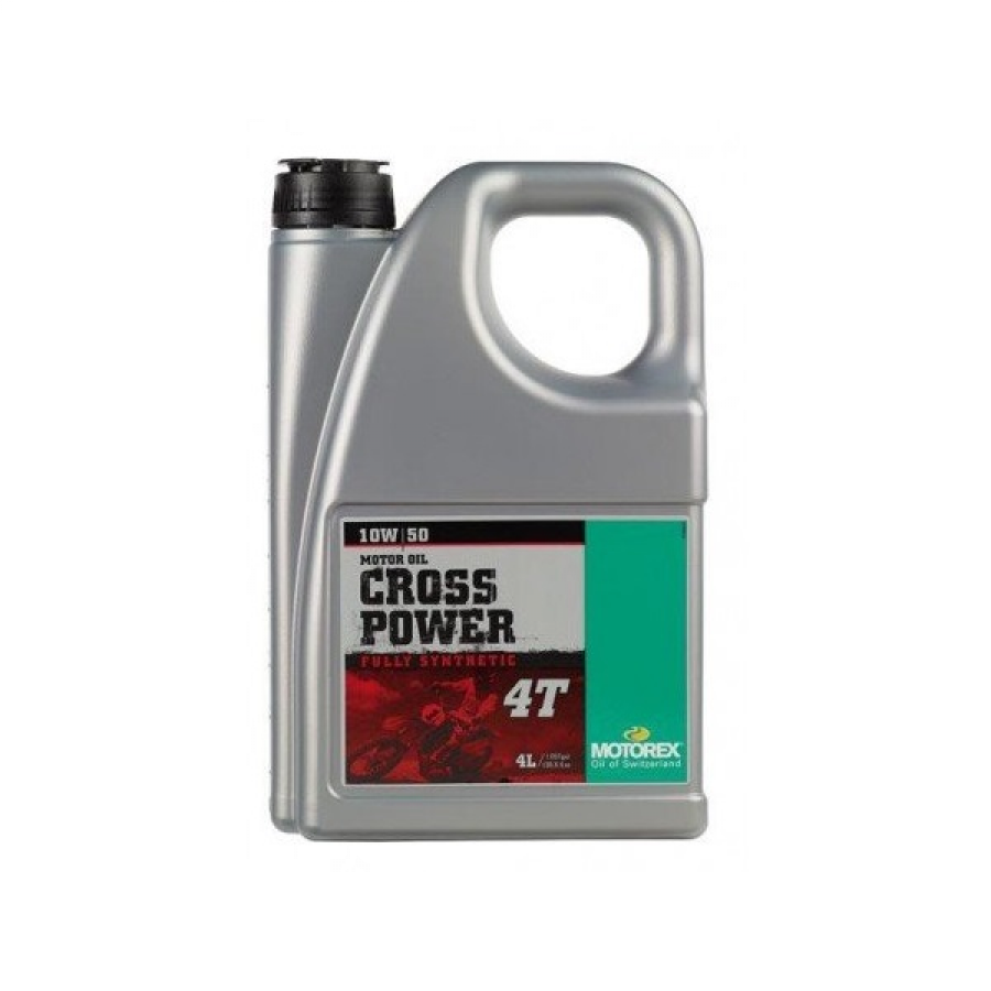 שמן מנוע Motorex Cross Power 4T 10W50 סינטטי מלא – 4 ליטר