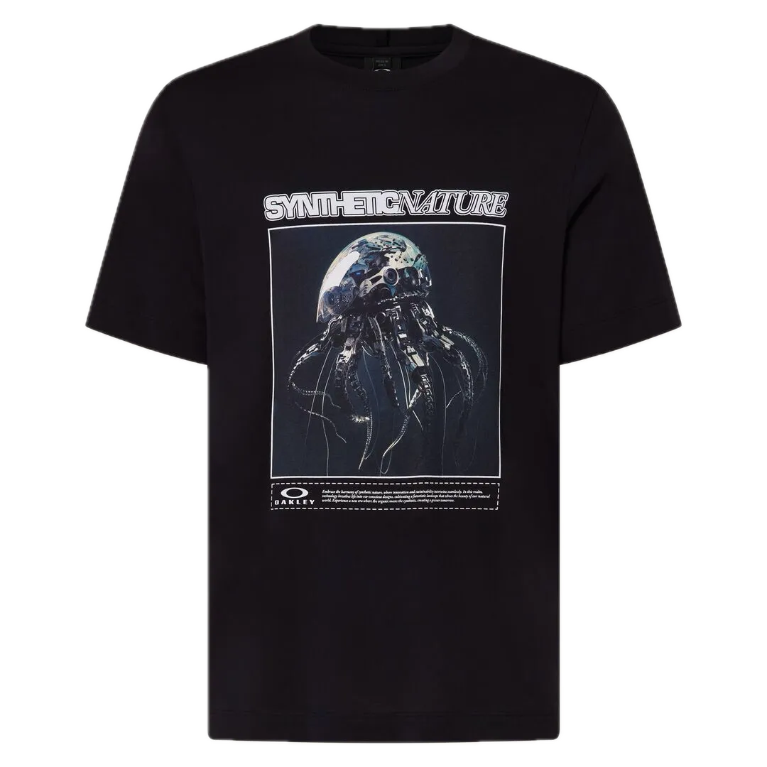 חולצת טריקו קצרה אוקלי שחור – OAKLEY FUTURESCAPE JELLYFISH TEE