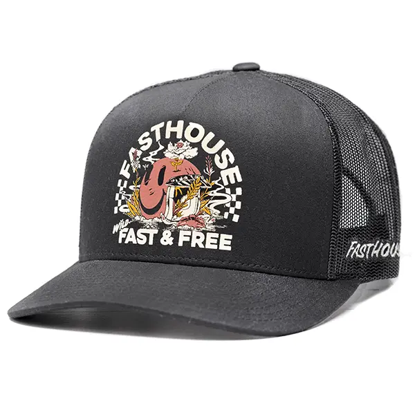כובע פסטהאוס שחור – Fasthouse Wild One Hat Black