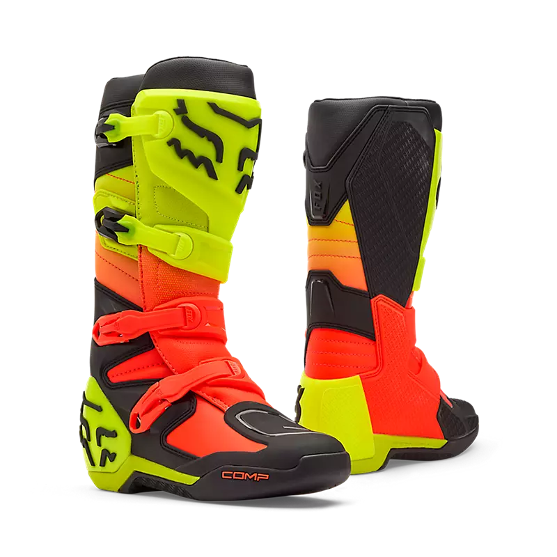 מגפי רכיבה פוקס כתום צהוב – FOX Comp Boot