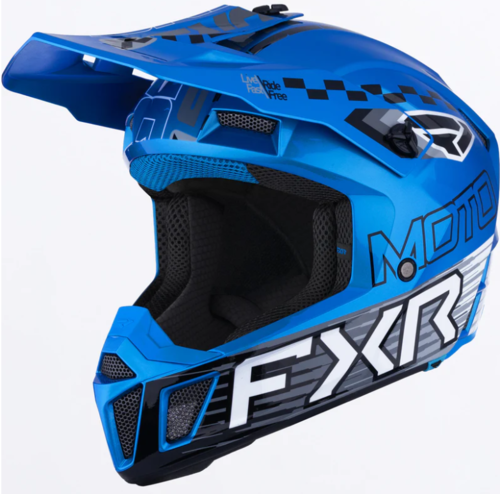 קסדת שטח לילדים אפ איקס אר קלאצ' כחול FXR CLUTCH MX 2026 22.06