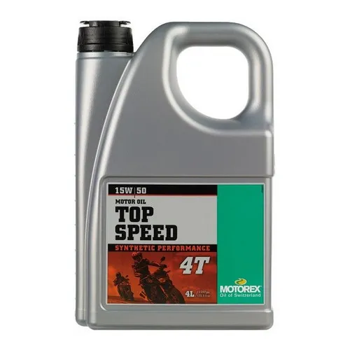 שמן מנוע 4 פעימות מוטורקס – Motorex TOP SPEED 15W50 4L