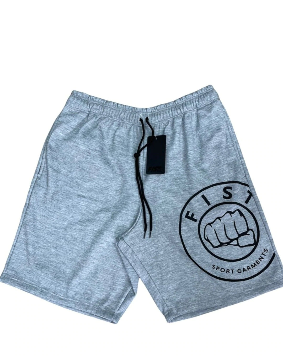 46 מכנס טרנינג קצר אפור/שחור FIST
