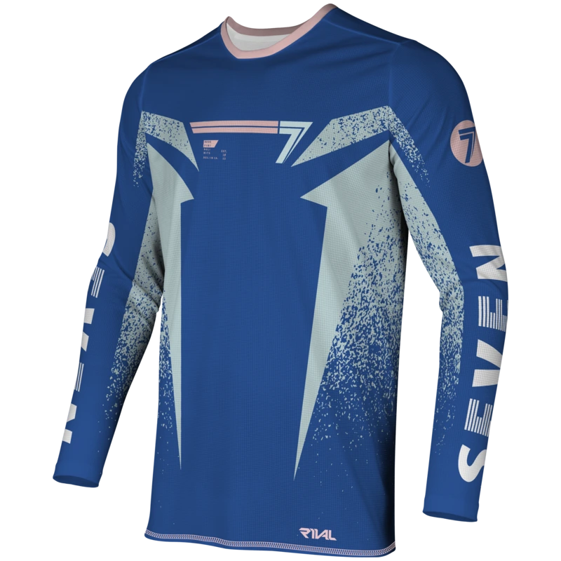 חולצת רכיבה סבן כחול – SEVEN Rival Noise Jersey