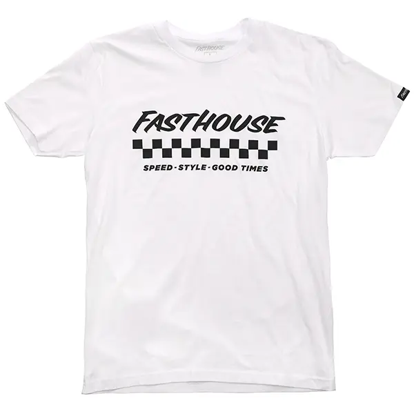 חולצת טי קצרה פסטהאוס לבן – Fasthouse Apex SS Tee White