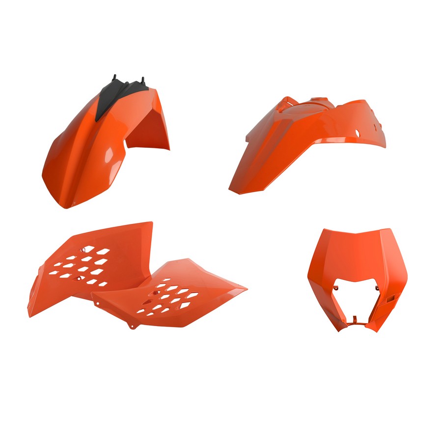 סט פלסטיקה כתום KTM EXC/F 08-11