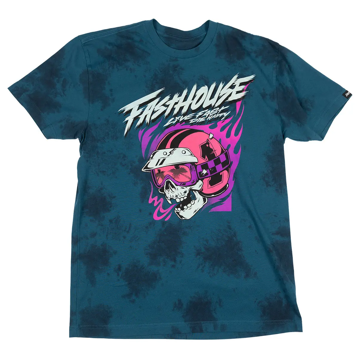 חולצת טי קצרה פסטהאוס כחול – Fasthouse Destroyer SS Tee