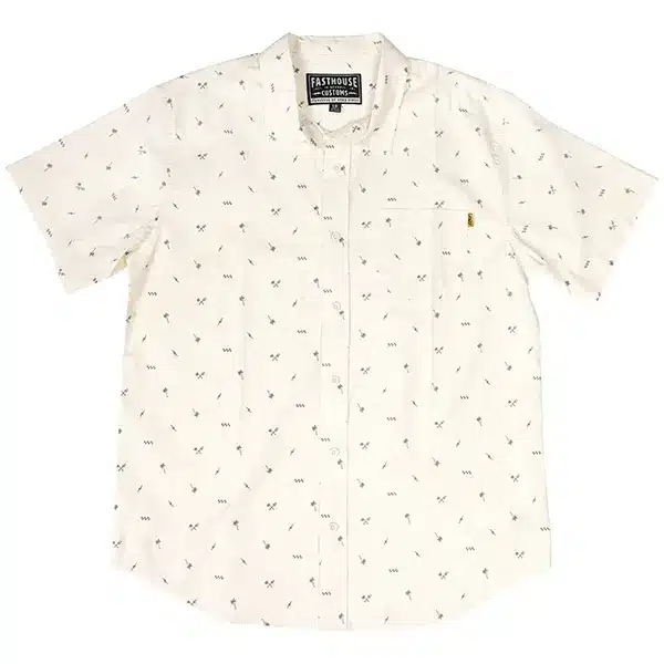 חולצה מכופתרת קצרה פסטהאוס גיר – Fasthouse Retrospect SS Button Up Chalk