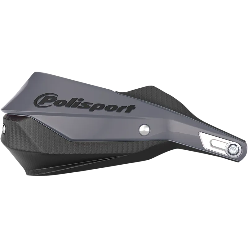 מגני ידיים סגורים פוליספורט אפור/שחור – POLISPORT Handguard Trailblazer