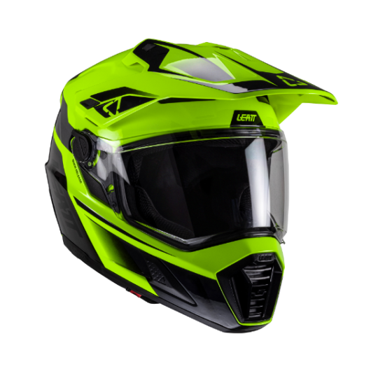 קסדה אדוונצ'ר ליט 8.5 צהוב כולל משקף אבק LEATT ADV 8.5 V25 Hi-Viz