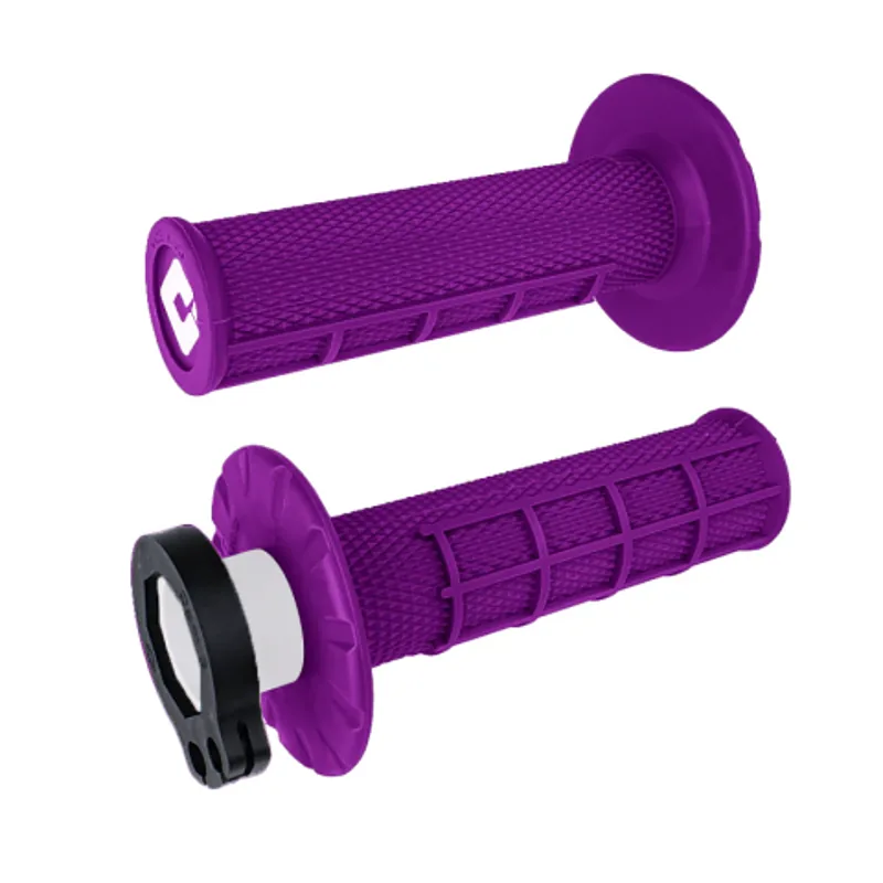 גריפים עם ידית מצערת ODI סגול – ODI V2 Lock-On 2.0