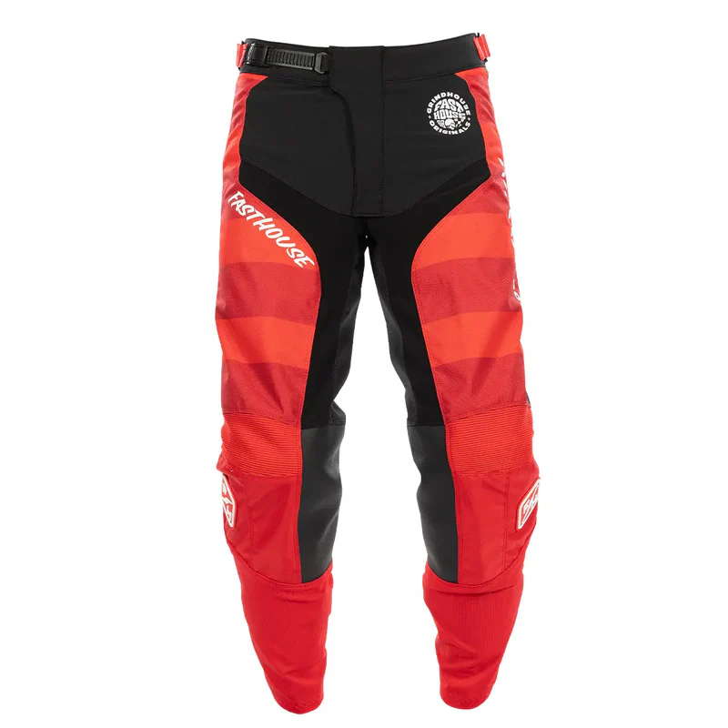 מכנס רכיבה פסטהאוס אדום שחור – Fasthouse Grindhouse Atomic Pant