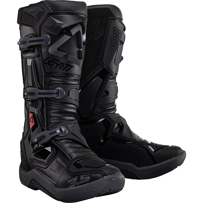 מגפיים ילדים ליט שחור – Leatt Boots Moto 3.5 JR Stealth
