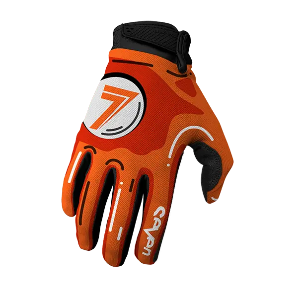 כפפות רכיבה סבן כתום ANNEX HIJACK GLOVE FLO ORANGE