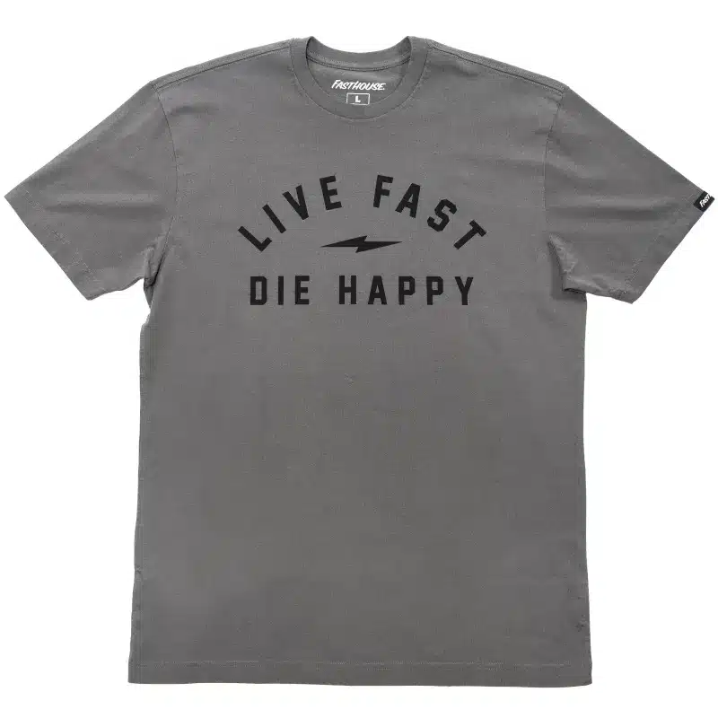 חולצה קצרה פסטהאוס אפור כהה – Fasthouse Wired Tee