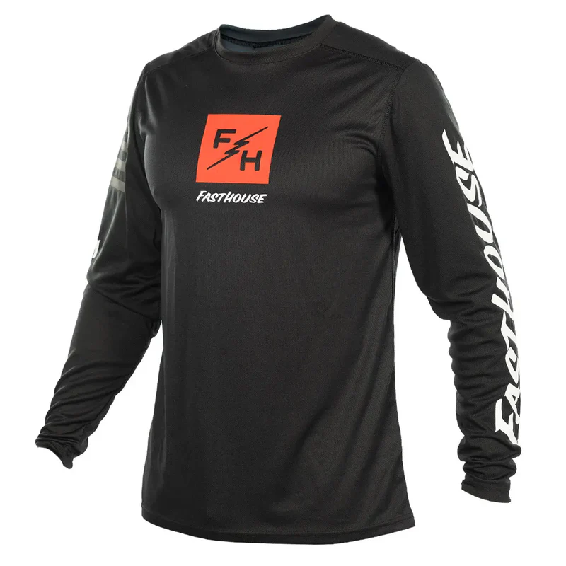 חולצת רכיבה פסטהאוס שחור – Fasthouse Carbon Echo LS Jersey