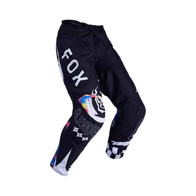 מכנסי רכיבה פוקס לבן שחור – FOX 180 Image Cosmo Pant