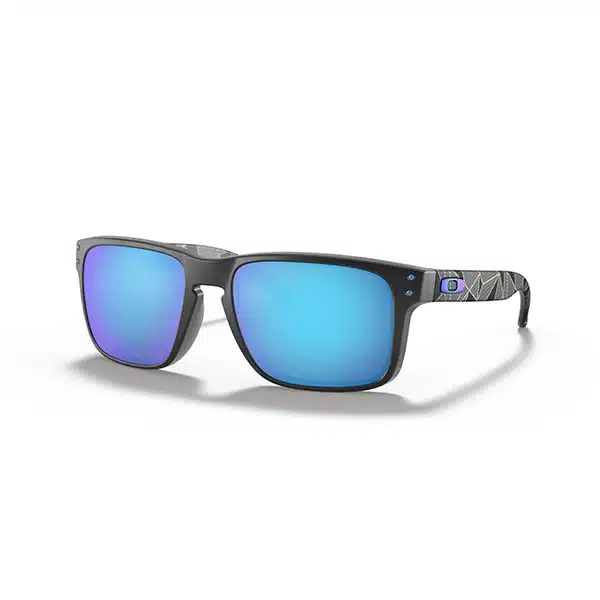 משקפי שמש אוקלי Oakley Holbrook Matte Black Prizm Sapphire Irid POL