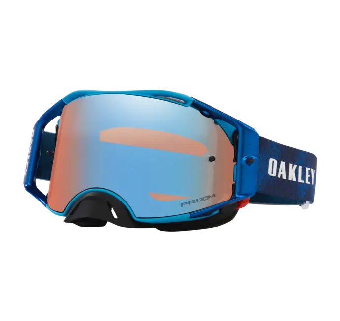 OAKLEY AIRBRAKE MX CHASE SEXTON SIG W/ PRIZM SAPPHIRE IRIDIUM משקפי אבק אוקלי איירברייק