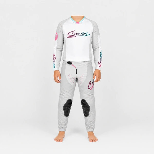חליפת רכיבה ילדים סבן זירו טרמל לבן – SEVEN Zero Thermal