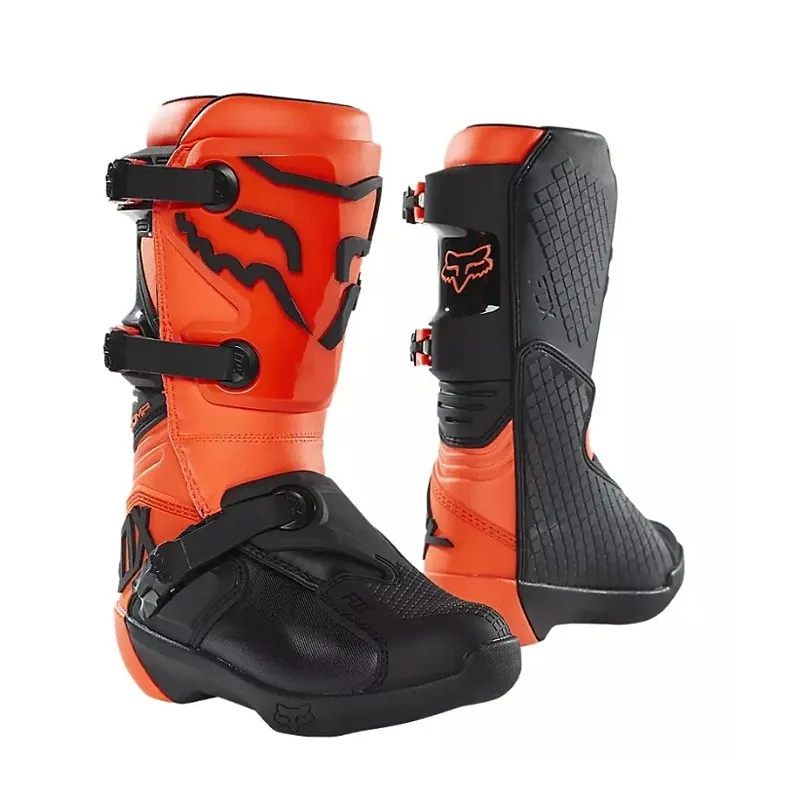 מגפי רכיבה ילדים פוקס כתום זוהר – FOX YTH Comp Boot