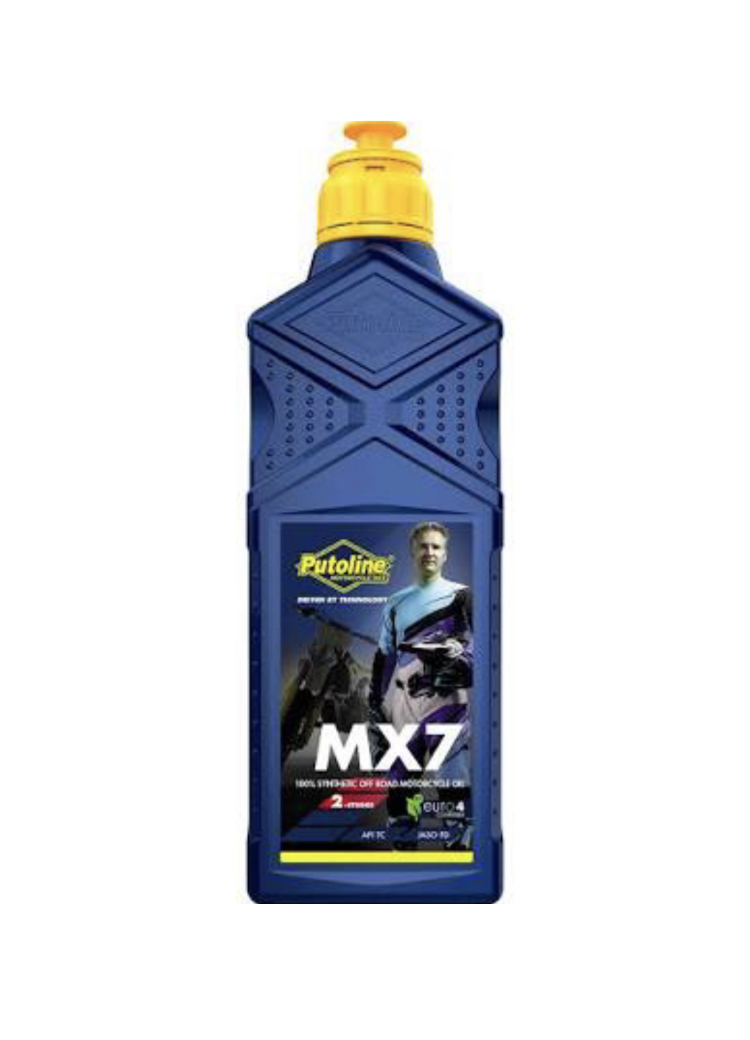 שמן סינטטי מלא MX7 2T ליטר אחד PUTOLINE