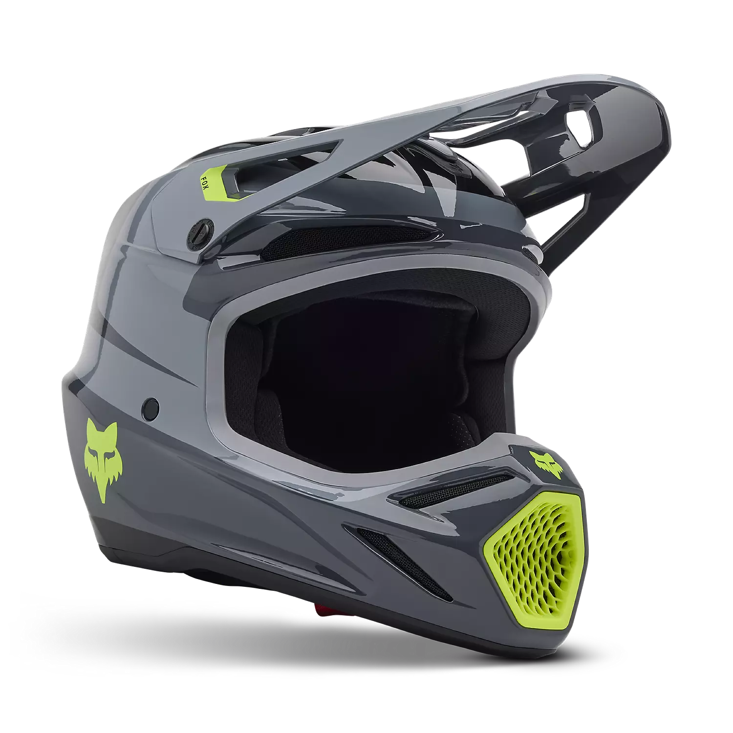 קסדה פוקס אפור FOX RACING V3 DIVIDER