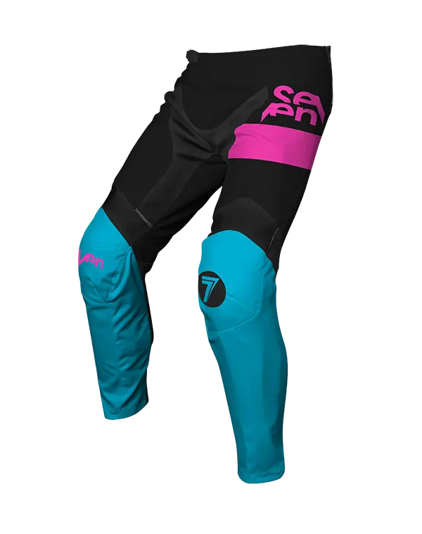מכנס רכיבה סבן תכלת/שחור SEVEN VOX FRACTURE PANT