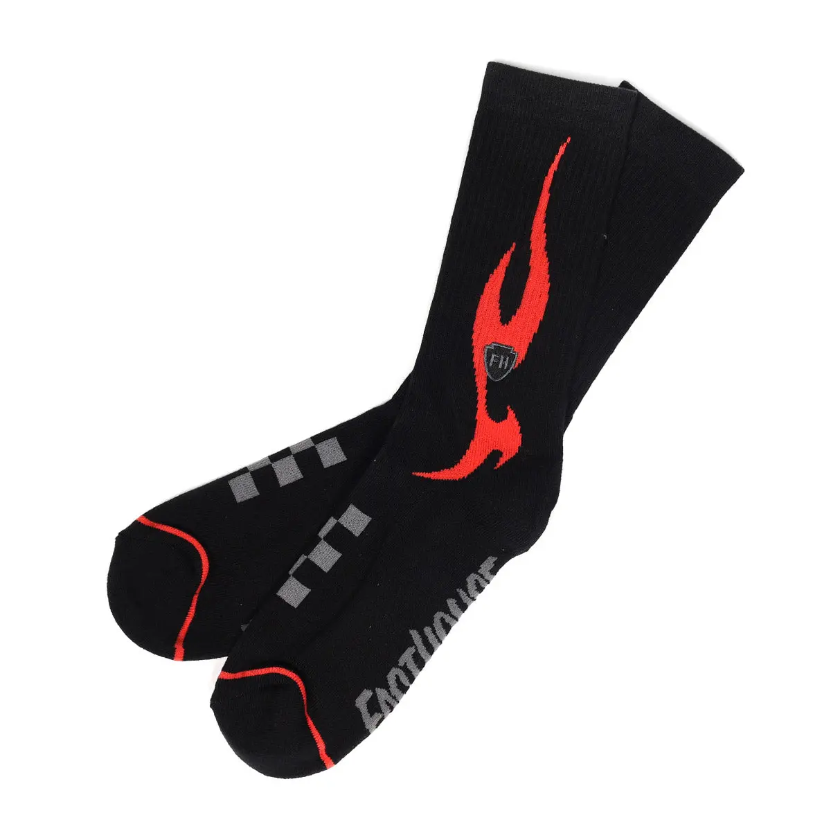 גרבי רכיבה פסטהאוס שחור – Fasthouse Scorched Sock