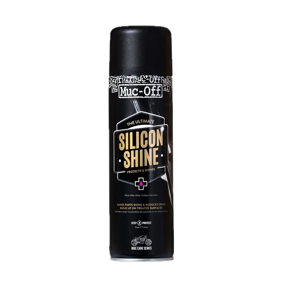 תרסיס סיליקון – MUC-OFF MOTORCYCLE SILICONE SHINE 500ML