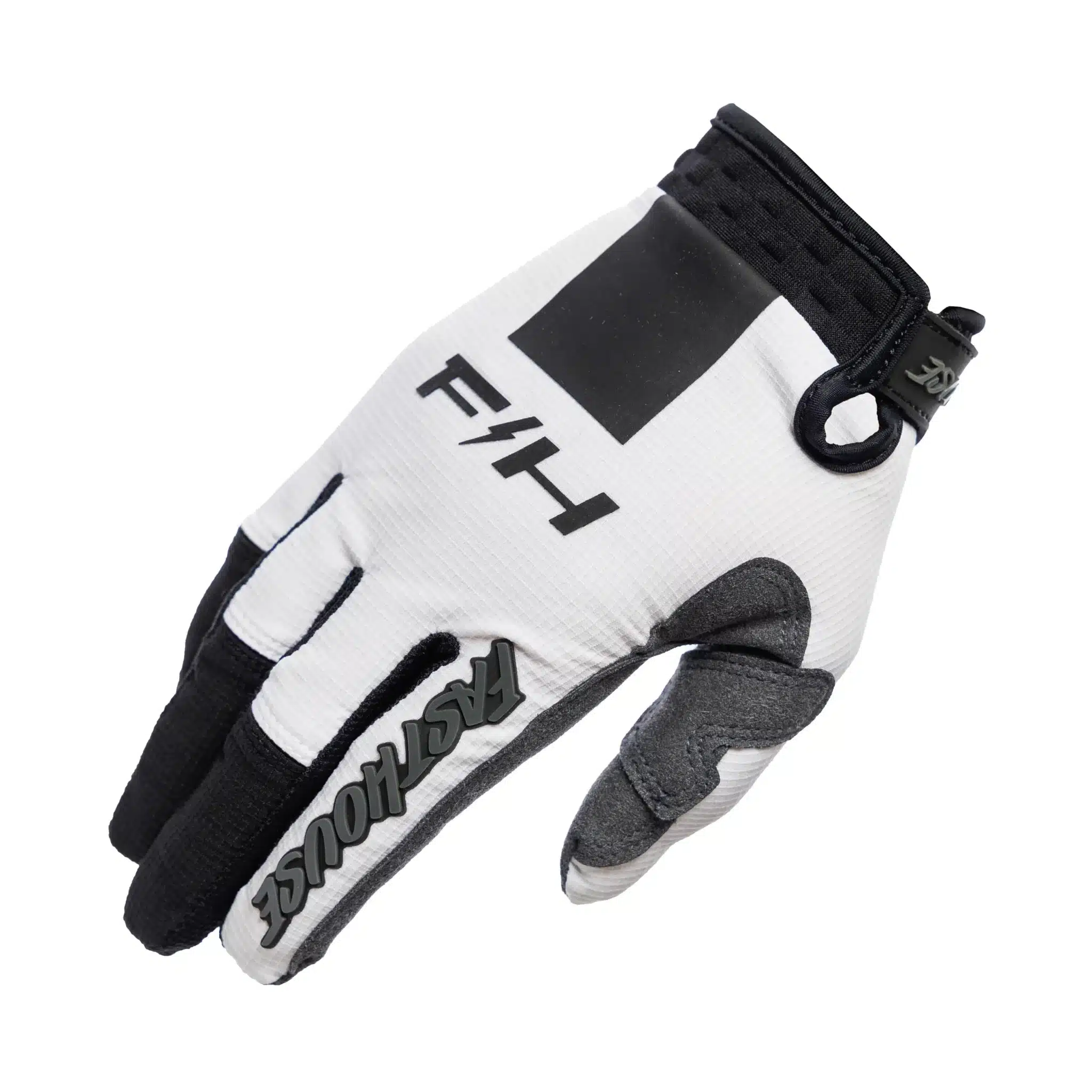 כפפות רכיבה פסטהאוס אפור בהיר/שחור – FASTHOUSE ELROD STORM GLOVE