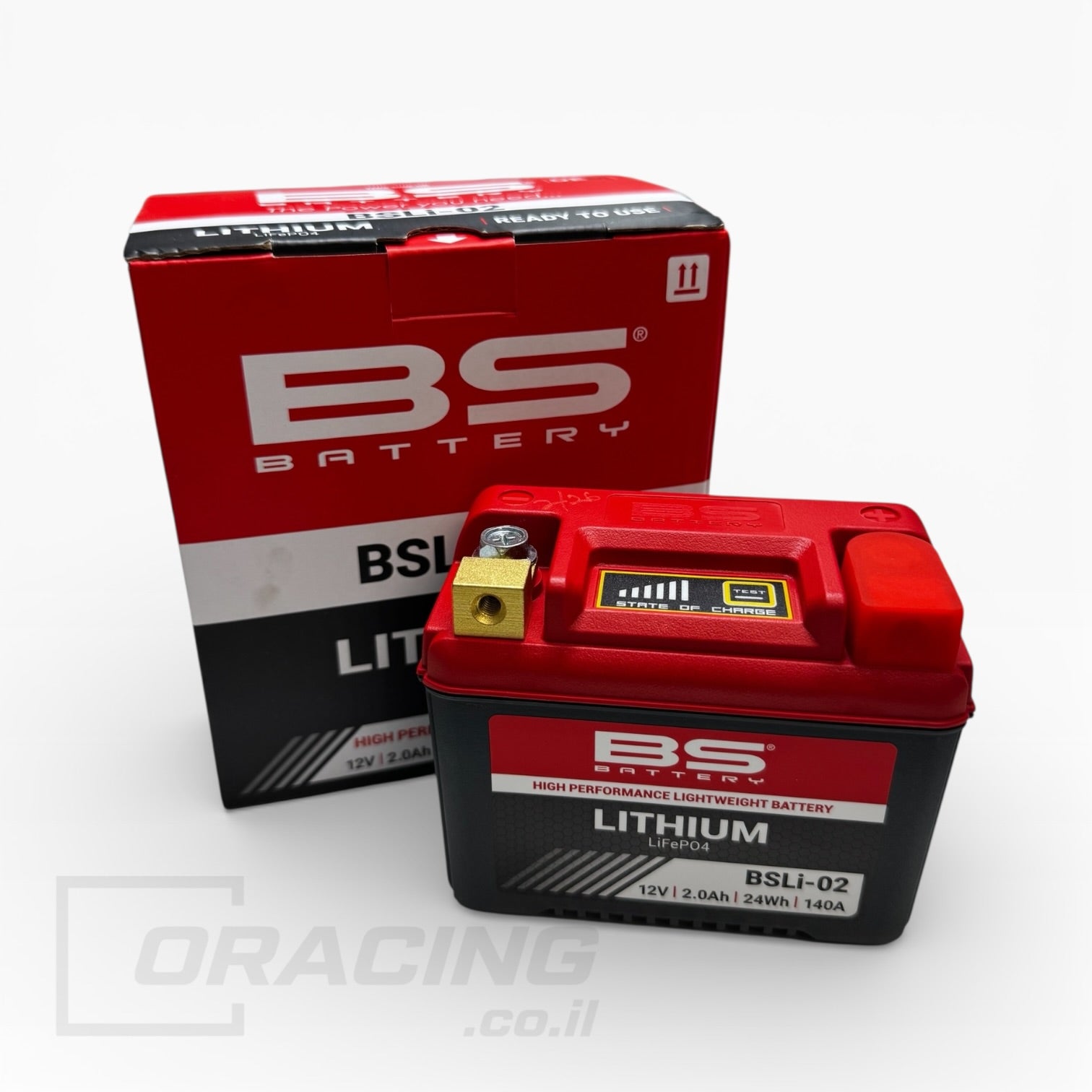 מצבר ליתיום BS Battery BSLI-02 LiFePO4 – עוצמה מקסימלית במינימום משקל