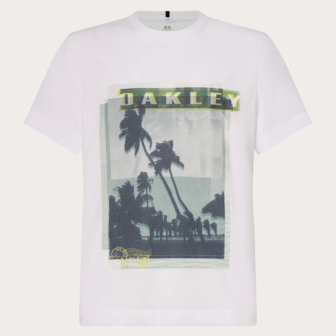 חולצה קצרה אוקלי לבן OAKLEY PALM TEE