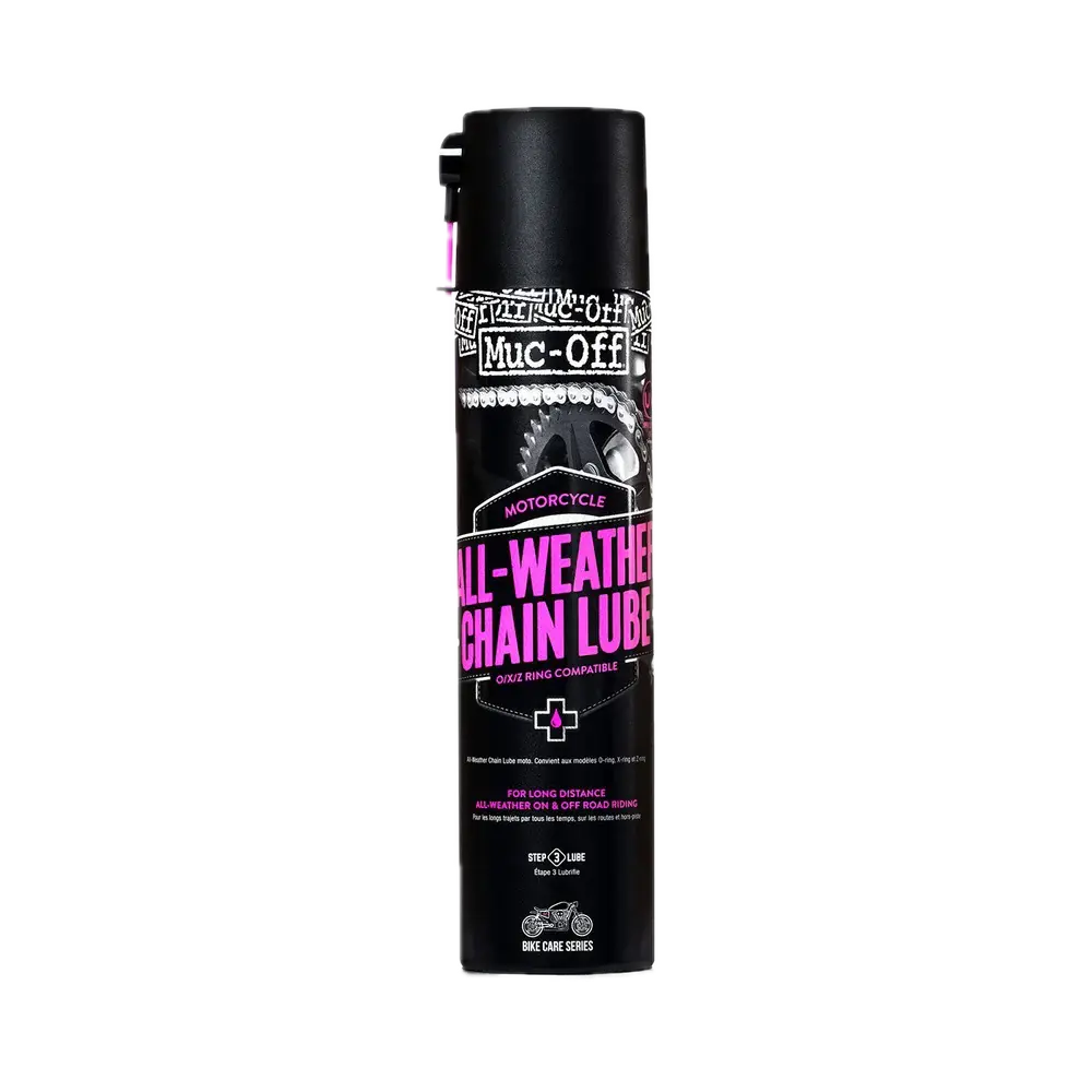 תרסיס שימון שרשרת – MUC-OFF ALL CONDITIONS CHAIN LUBE 400ML