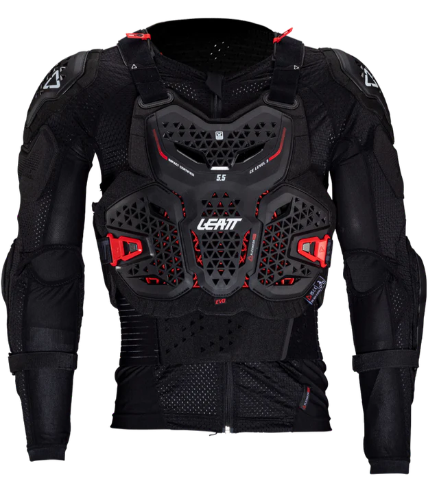 מגן גוף ליט 5.5 איבו שחור LEATT 5.5 EVO Body Protector