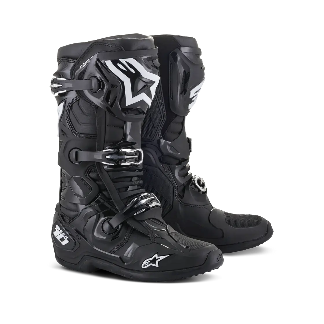 מגפיים אלפינסטארס טק 10 שחור – Alpinestars Tech 10 Boots Black