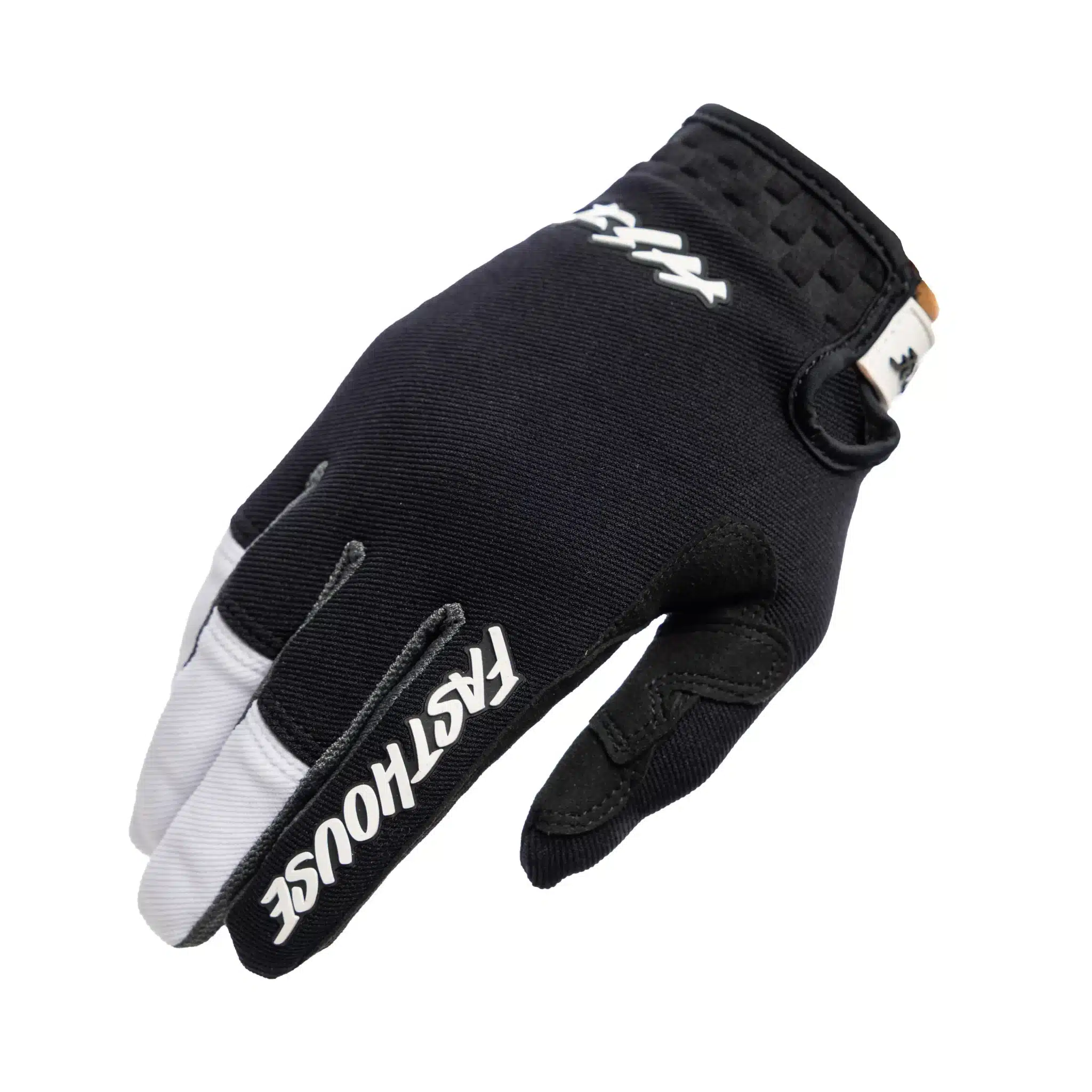 כפפות רכיבה פסטהאוס שחור/לבן – FASTHOUSE SPEED STYLE HUDSON GLOVE