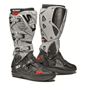מגף רכיבה לאופנוע שטח/טרקטורון שחור/אפור SIDI crossfire SRS 3