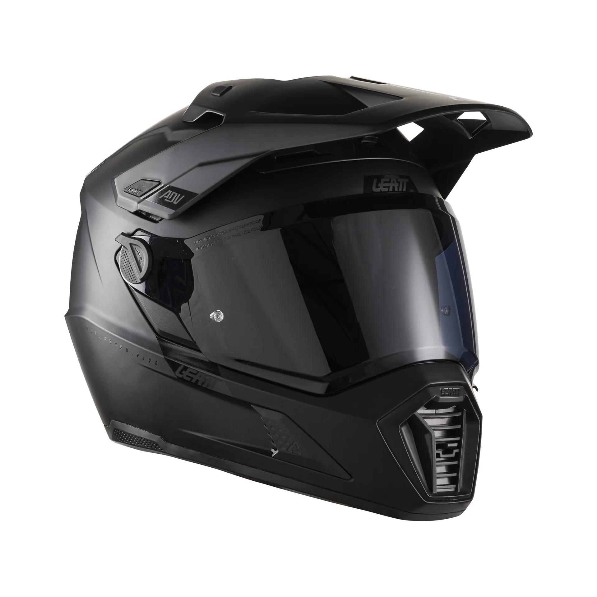 קסדת אדוונצ'ר ליט שחור כולל משקף אבק – LEATT ADV 7.5 HELMET KIT